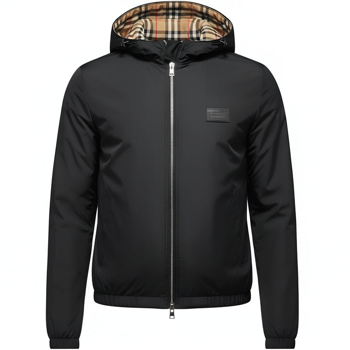 BURMONT™|CHECK HOODED JACKET