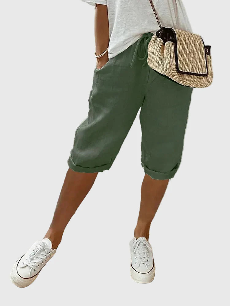 MELODY™|COTTON TAILORED SHORTS