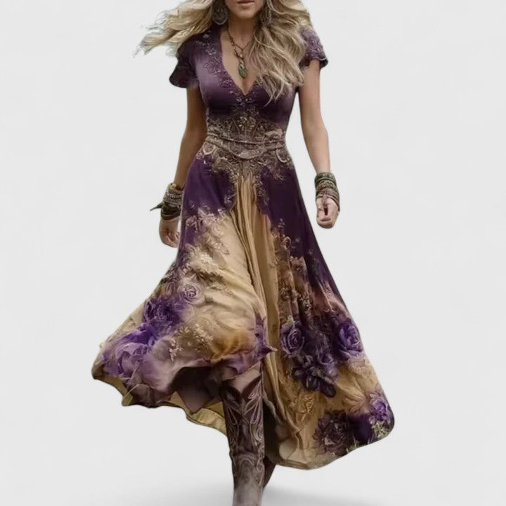 RILEY™|ELEGANT FLORAL DRESS