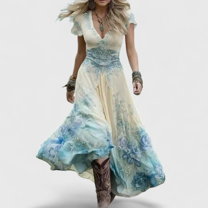 RILEY™|ELEGANT FLORAL DRESS