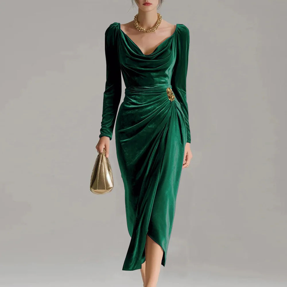 CLARA™|ELEGANT MIDI DRESS