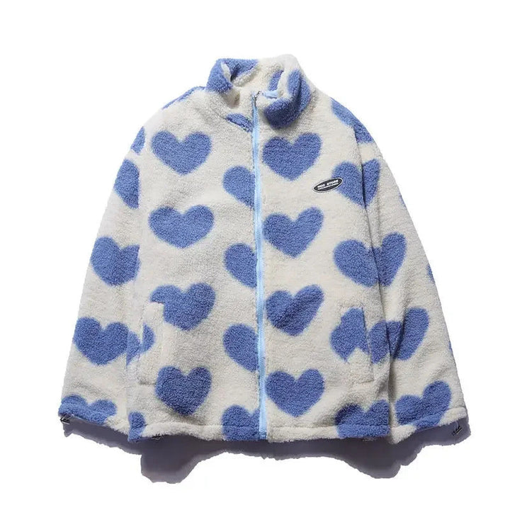 MEGAN™|REVERSIBLE HEART JACKET