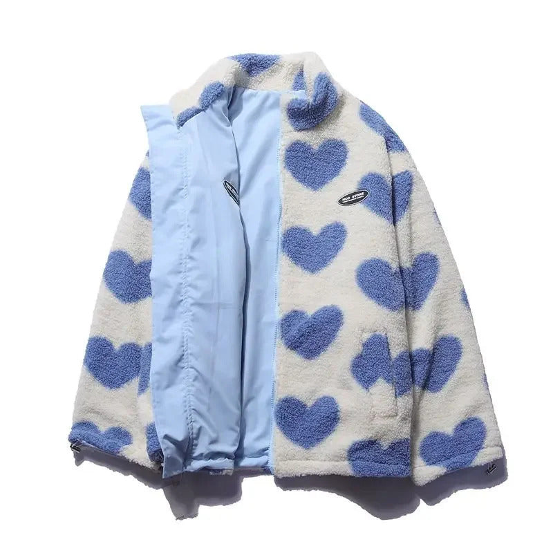 MEGAN™|REVERSIBLE HEART JACKET