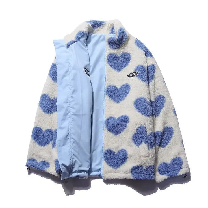 MEGAN™|REVERSIBLE HEART JACKET