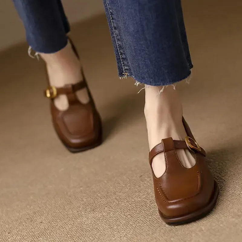 YSOLENNE™|T-STRAP SHOES