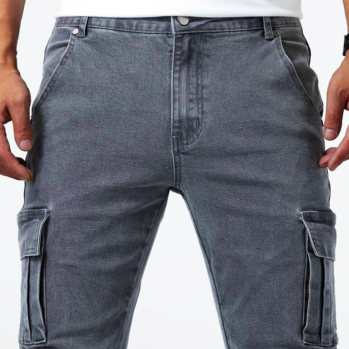 OSCAR™|CARGO STRETCH JEANS