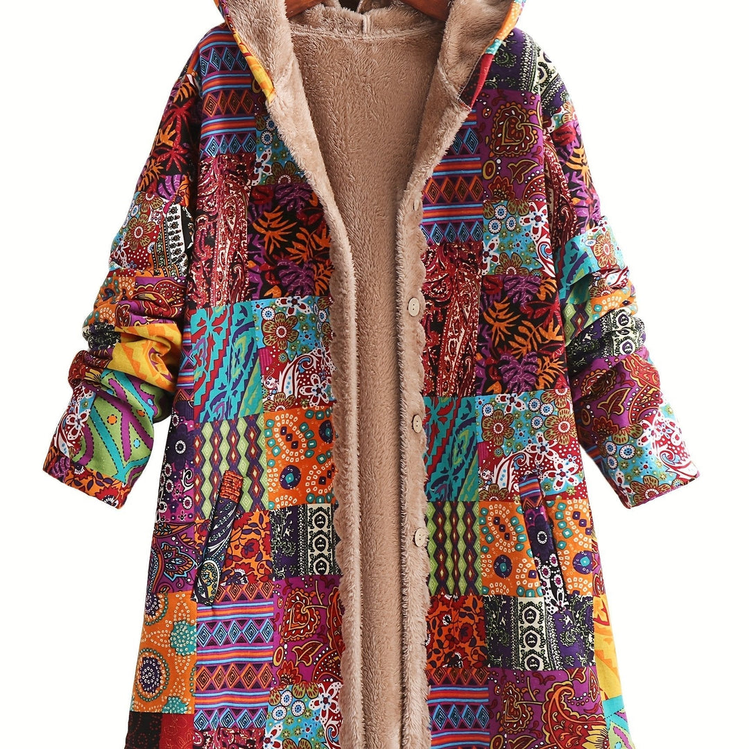 AUDREY™|BOHO PATCHWORK COAT