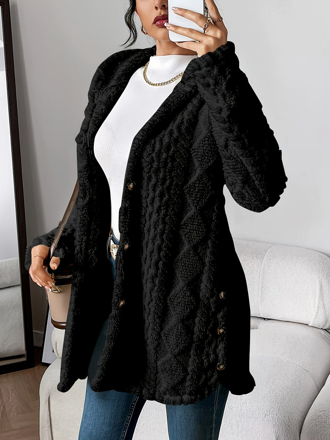 KATIA™|HOODED CARDIGAN