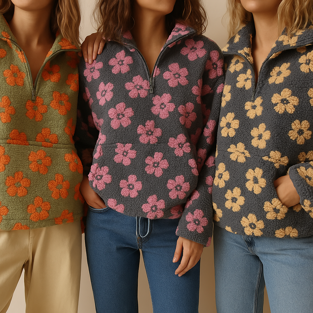 NICOLE™|FLOWER PULLOVER