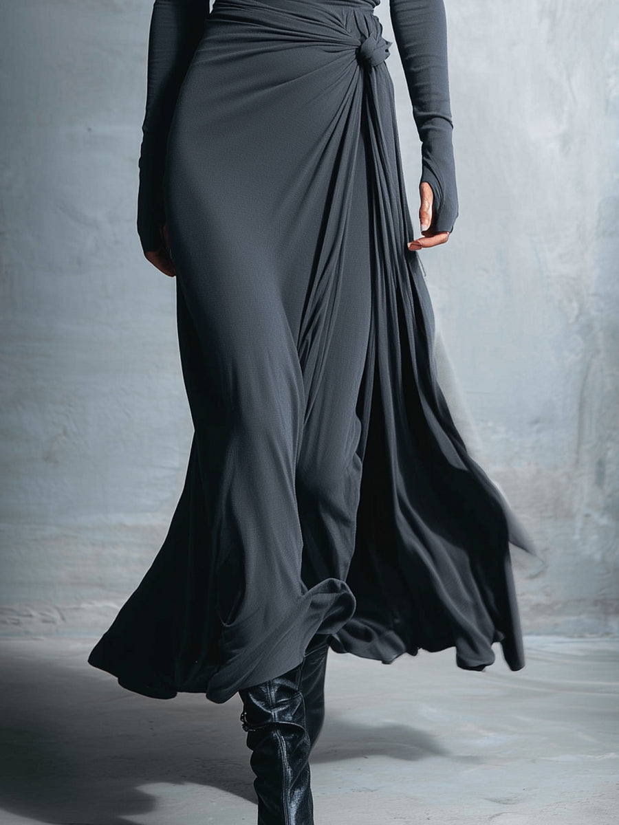 SERAPHINA™|SIDE KNOT MAXI DRESS
