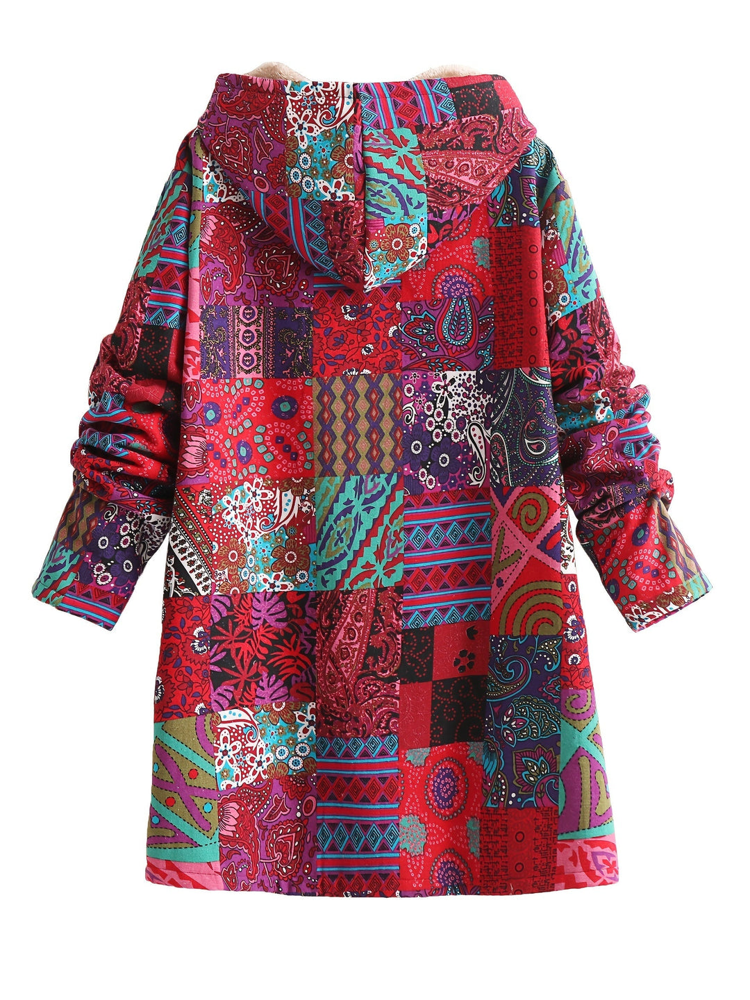 AUDREY™|BOHO PATCHWORK COAT