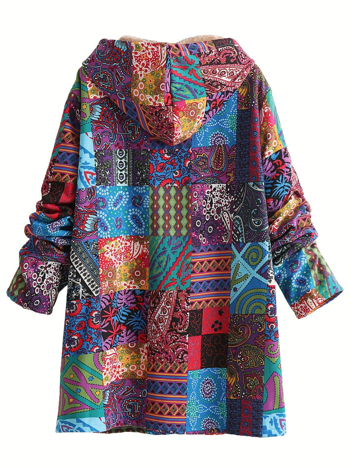 AUDREY™|BOHO PATCHWORK COAT