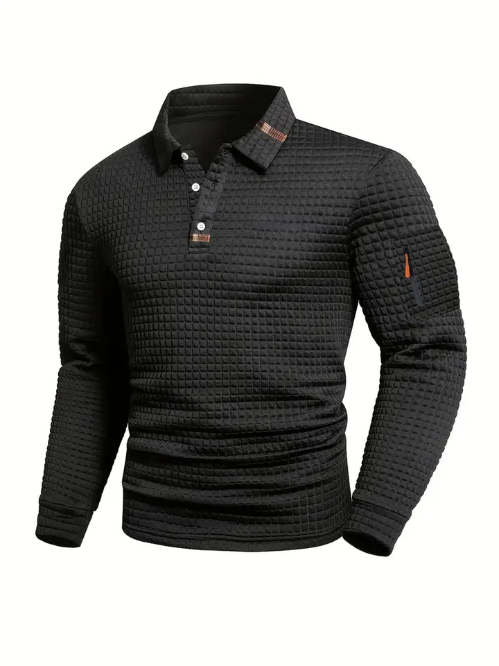 QUINTON™|CLASSIC LONG SLEEVE POLO