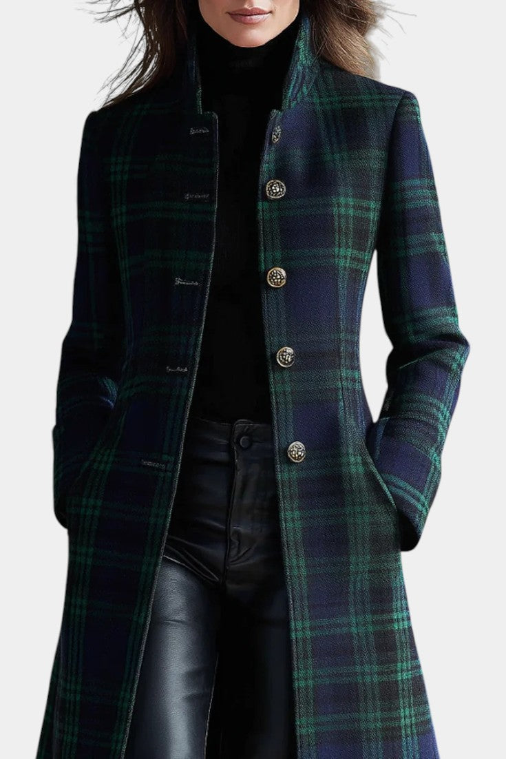 ELLERY™|PLAID ELEGANT COAT