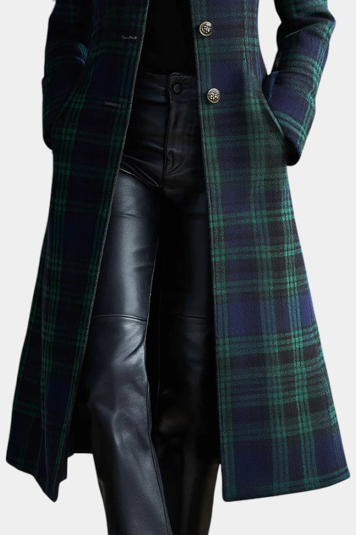 ELLERY™|PLAID ELEGANT COAT