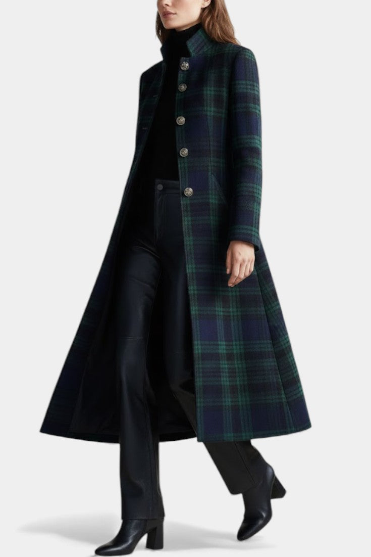 ELLERY™|PLAID ELEGANT COAT