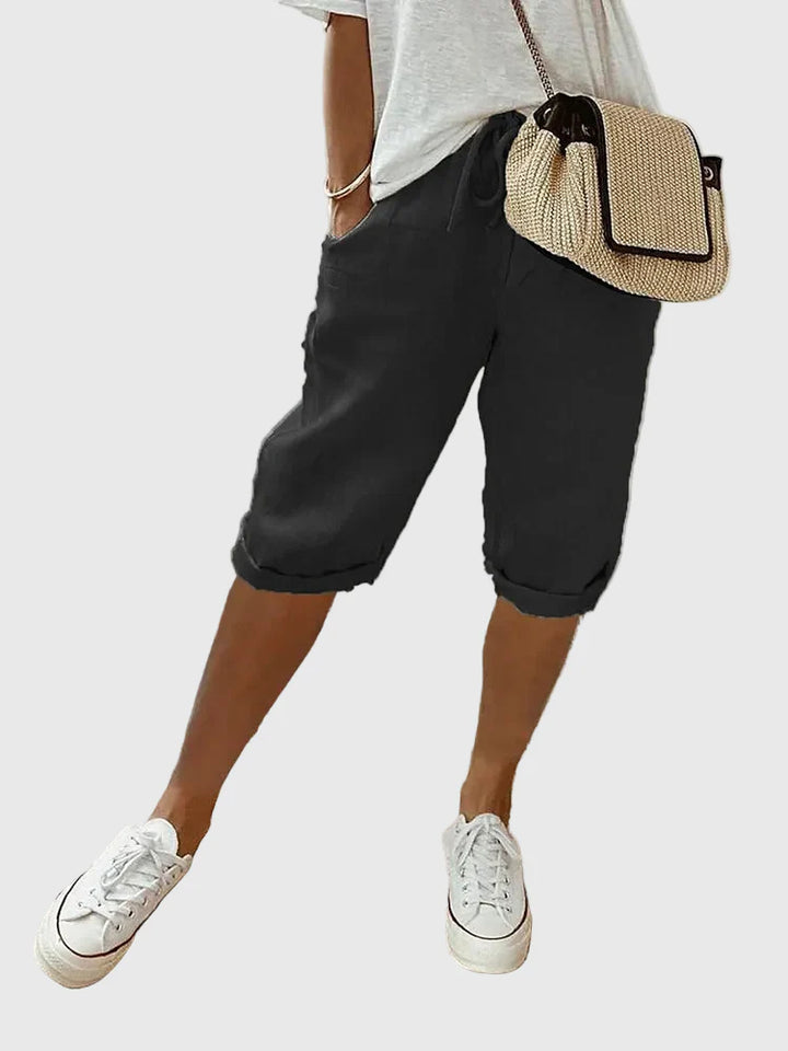 MELODY™|COTTON TAILORED SHORTS