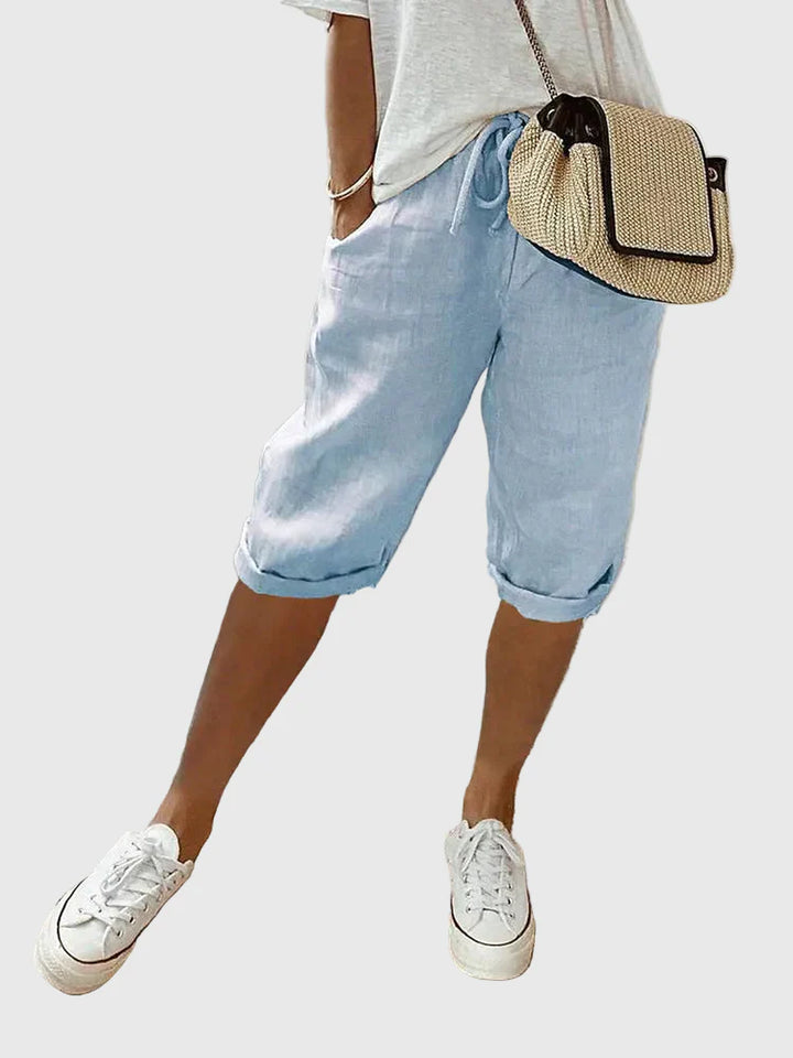 MELODY™|COTTON TAILORED SHORTS