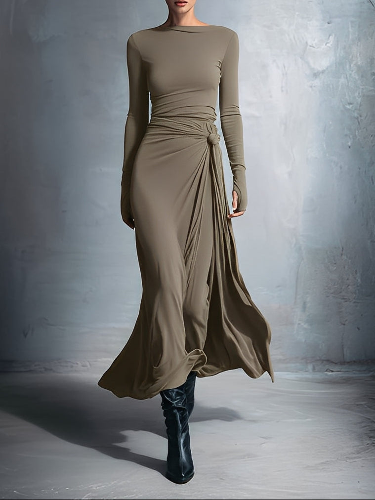 SERAPHINA™|SIDE KNOT MAXI DRESS